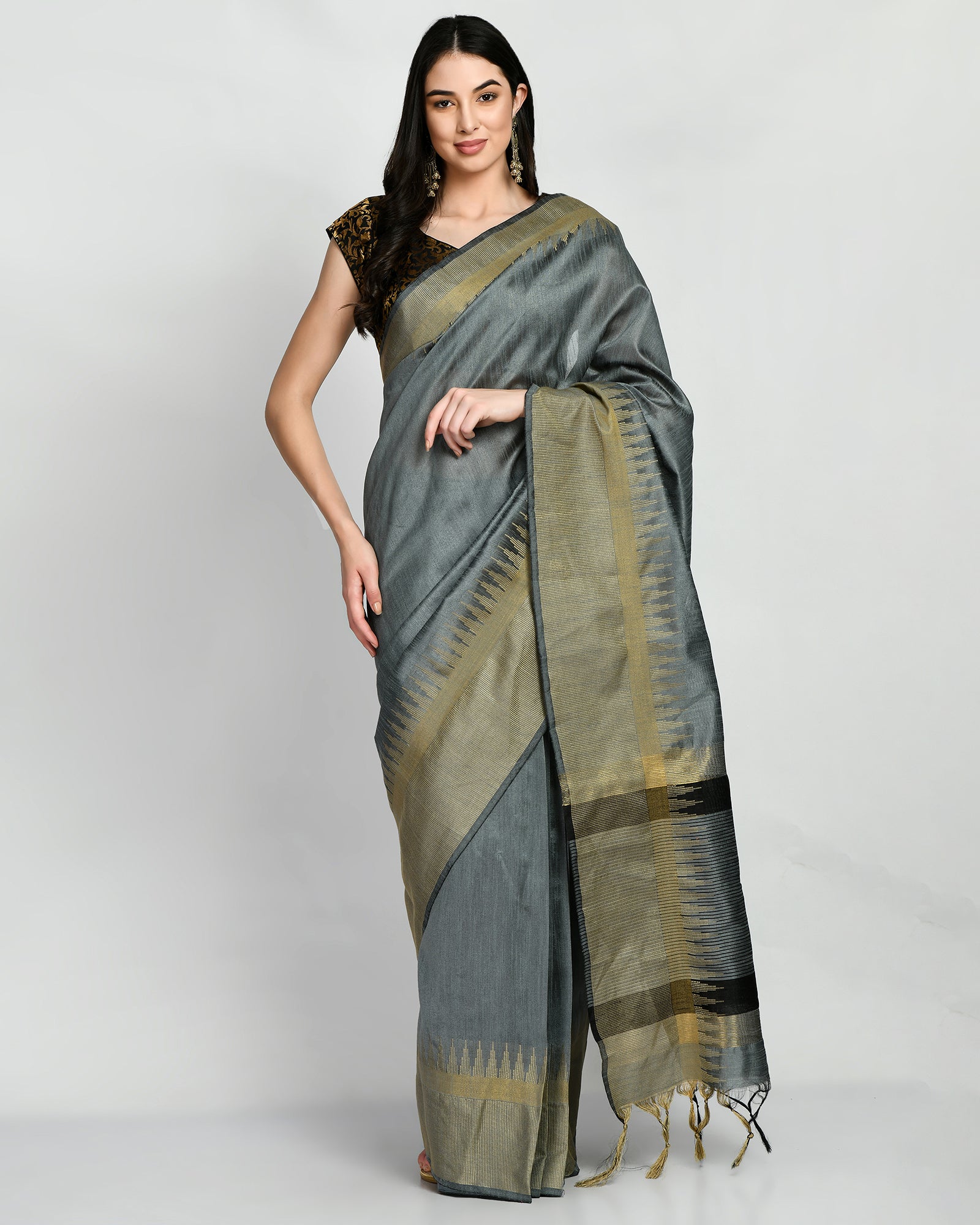 Women's Fancy Art Silk Saree Ready To Wear Sari With Blouse With Koti  Ethnic Set | eBay